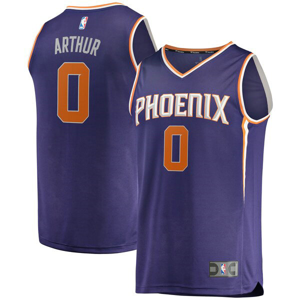 Maillot nba Phoenix Suns Icon Edition Homme Darrell Arthur 0 Pourpre